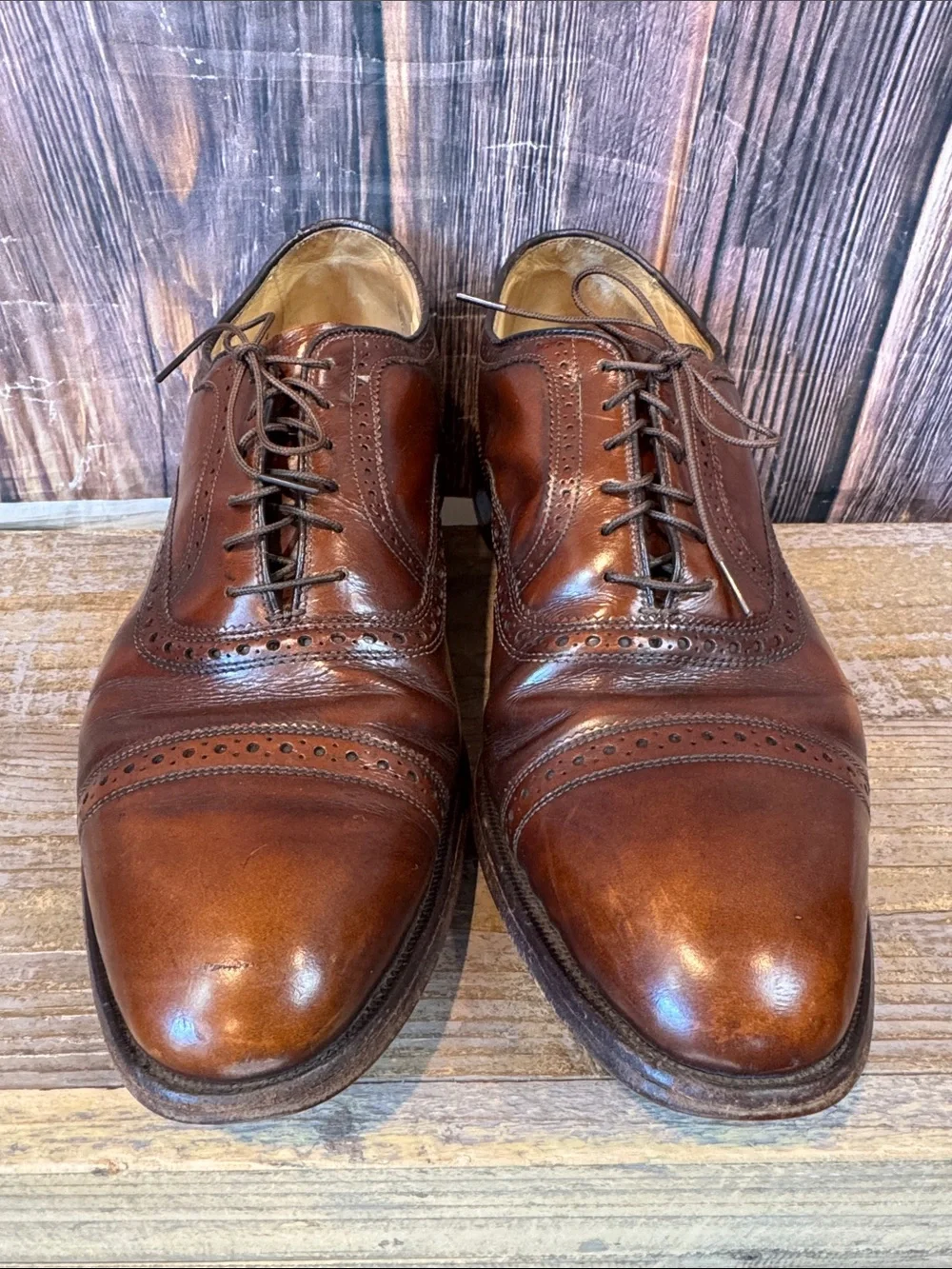 Strand Shell Cordovan Cap-toe Oxford Dress Shoe